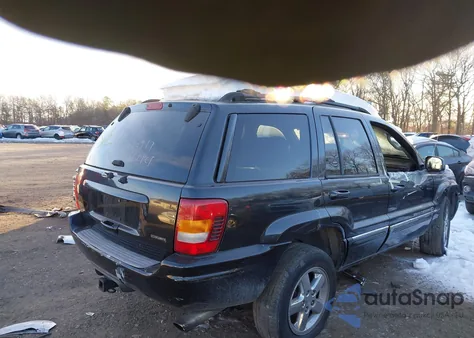 2004 Jeep Grand Cherokee Overland z USA, uszkodzony, nr VIN 1J8GW68JX4C398764